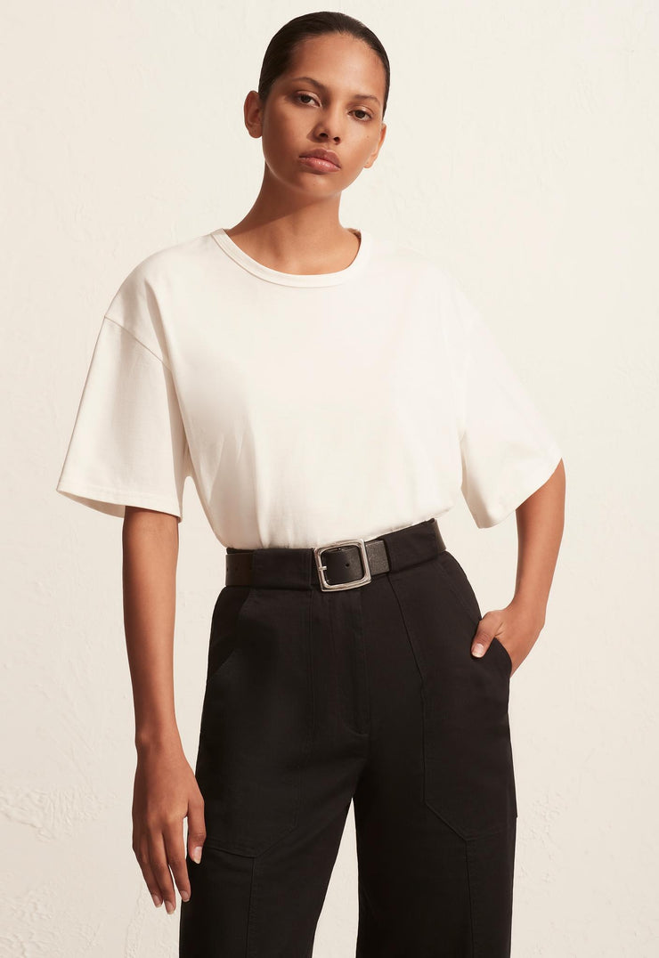 Circle Back Tee - Chalk - Matteau
