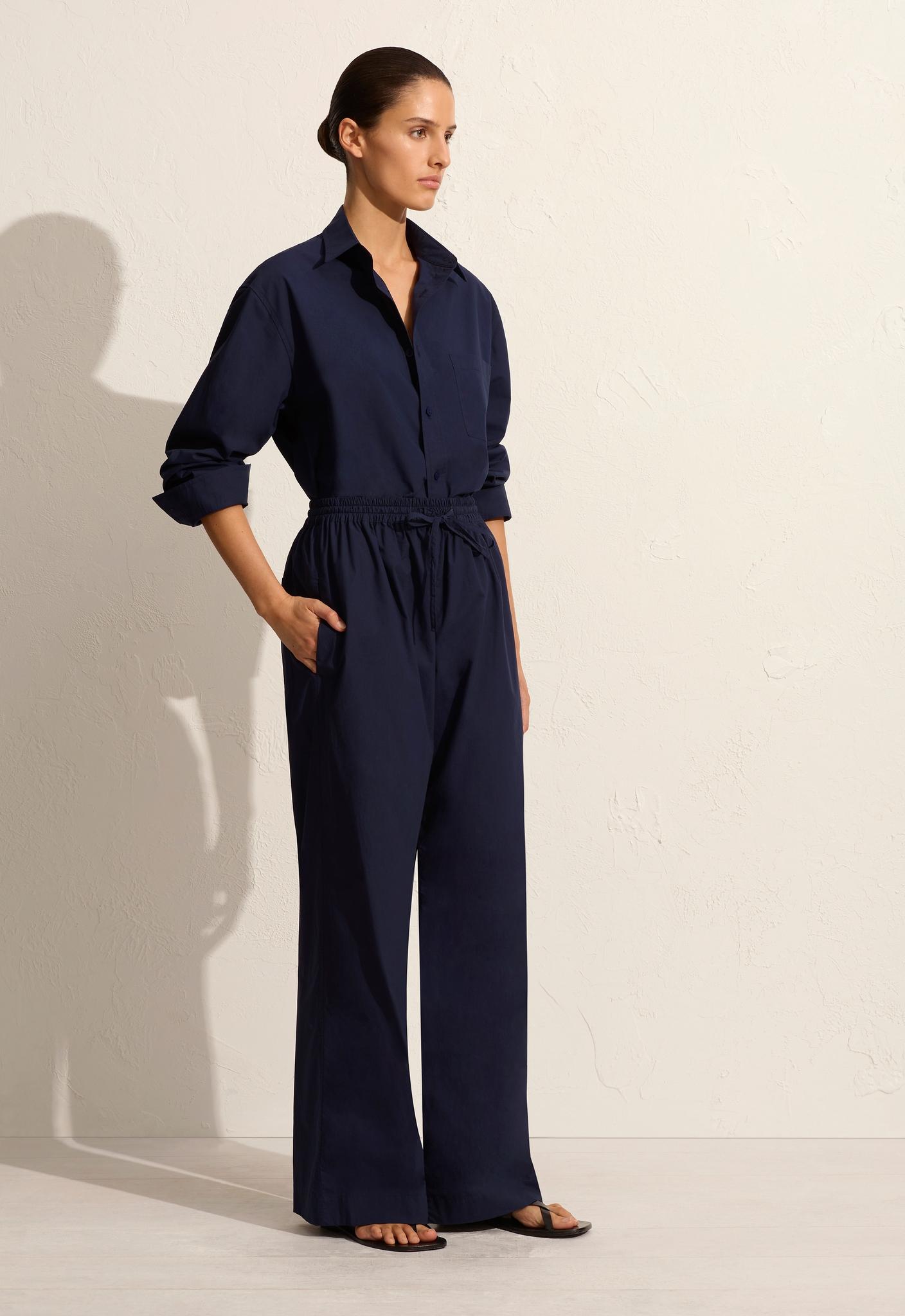 Relaxed Shirt - Navy - Matteau