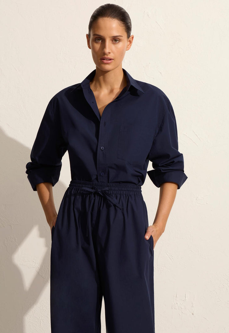 Relaxed Shirt - Navy - Matteau
