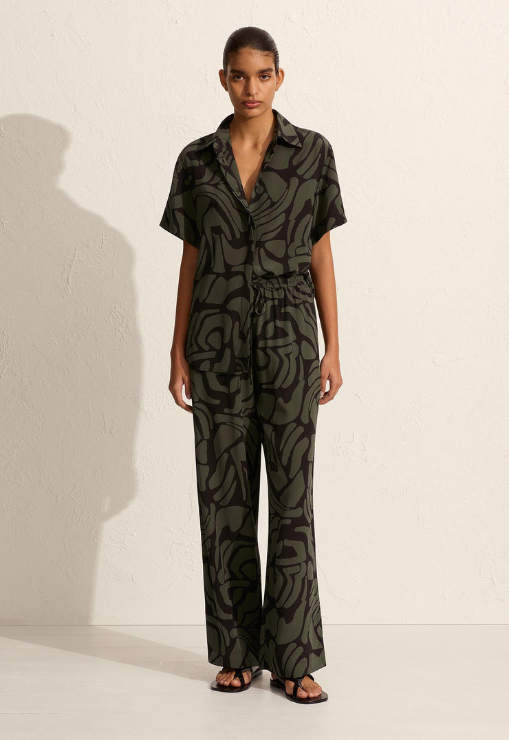 Short Sleeve Shirt - Pebble - Matteau
