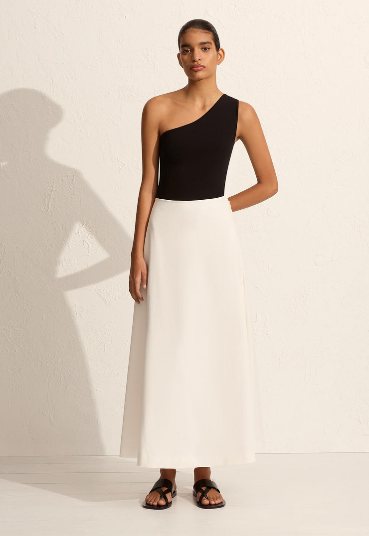 A-Line Skirt - Chalk - Matteau