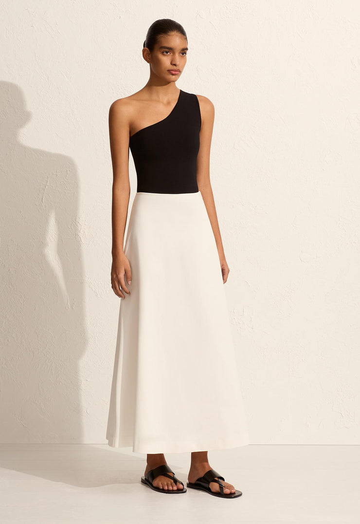 A-Line Skirt - Chalk - Matteau