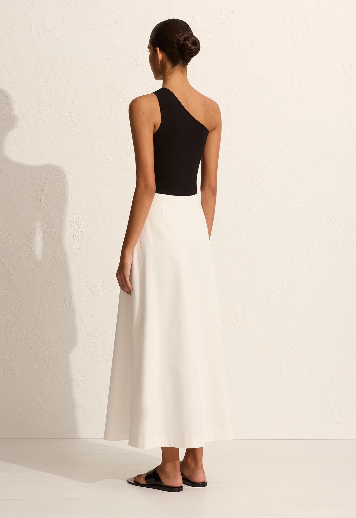 A-Line Skirt - Chalk - Matteau