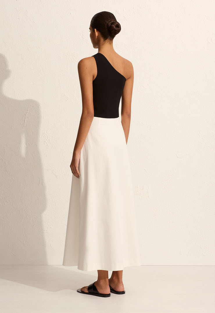 A-Line Skirt - Chalk - Matteau