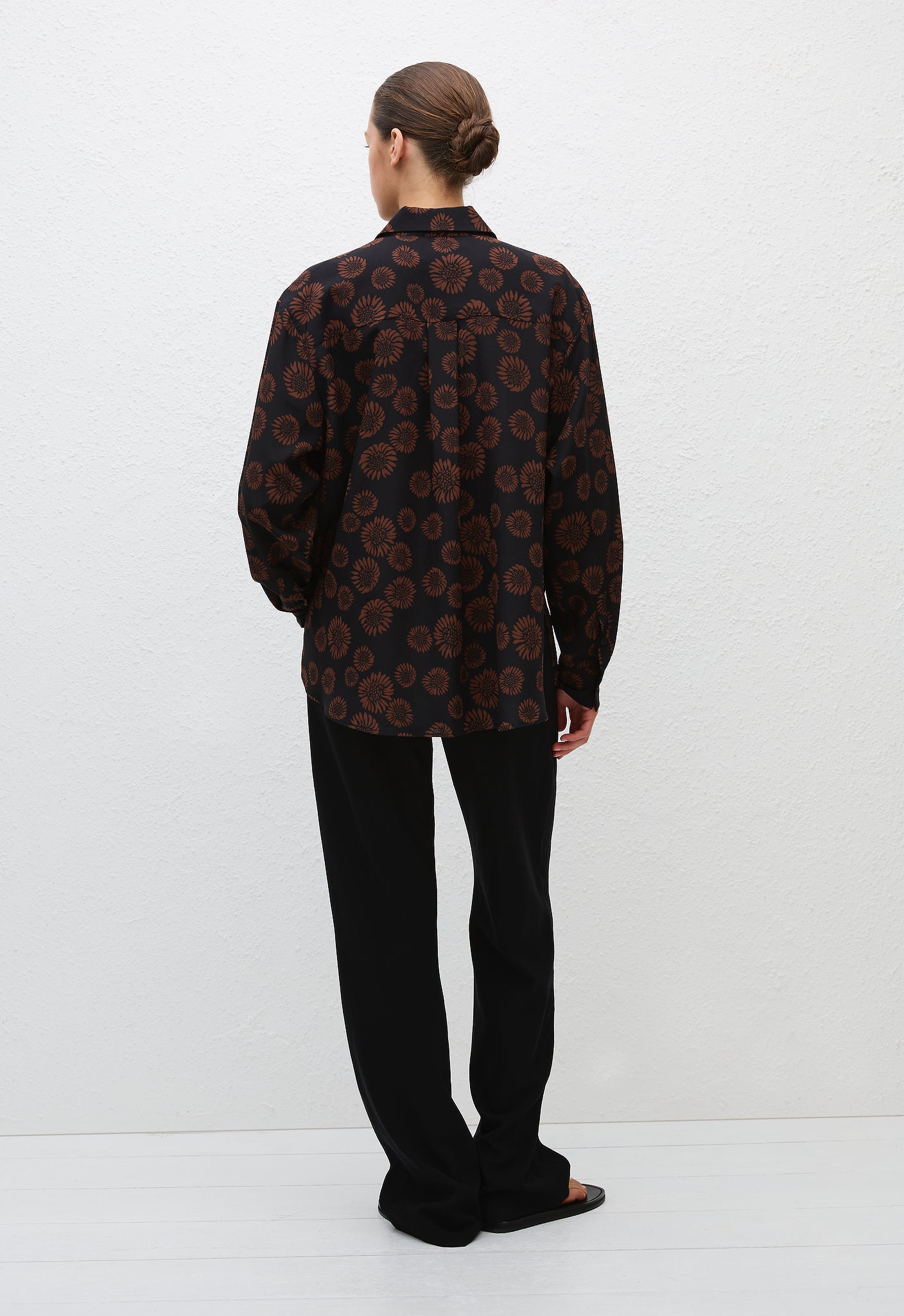 Long Sleeve Silk Shirt - Panama - Matteau