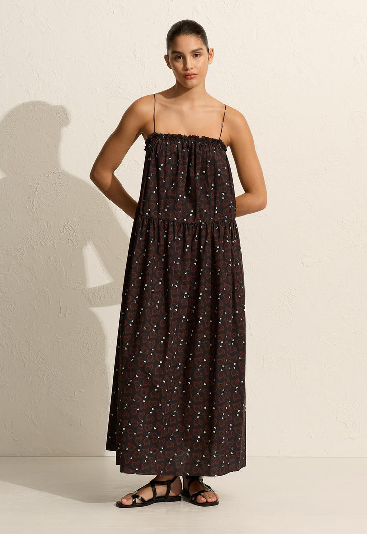 Gathered Single Tier Sundress - Casablanca - Matteau