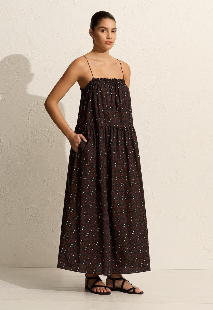 Gathered Single Tier Sundress - Casablanca - Matteau