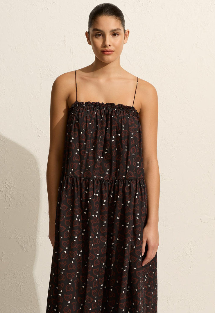 Gathered Single Tier Sundress - Casablanca - Matteau