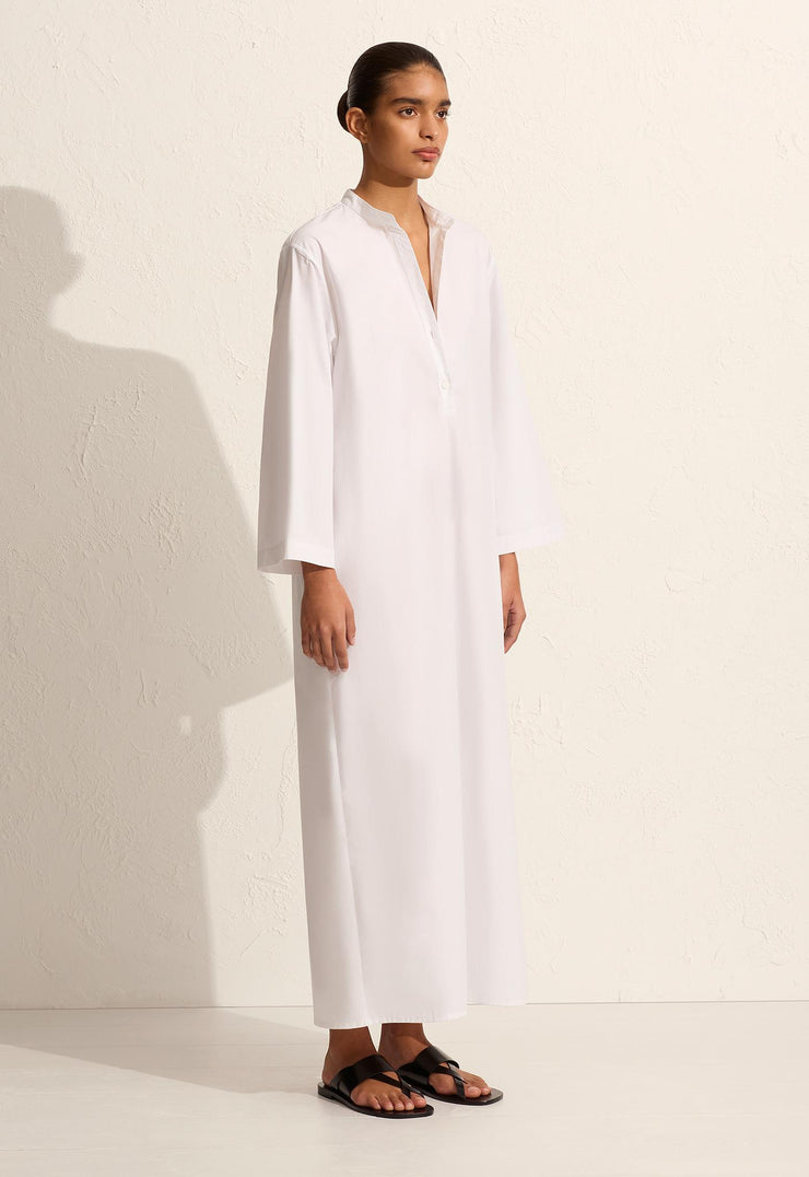 Relaxed Djellaba - White - Matteau