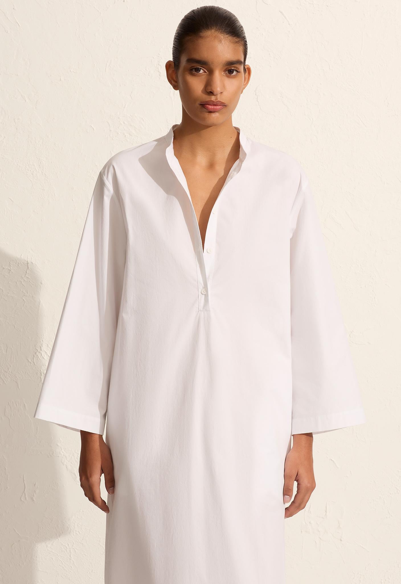 Relaxed Djellaba - White - Matteau