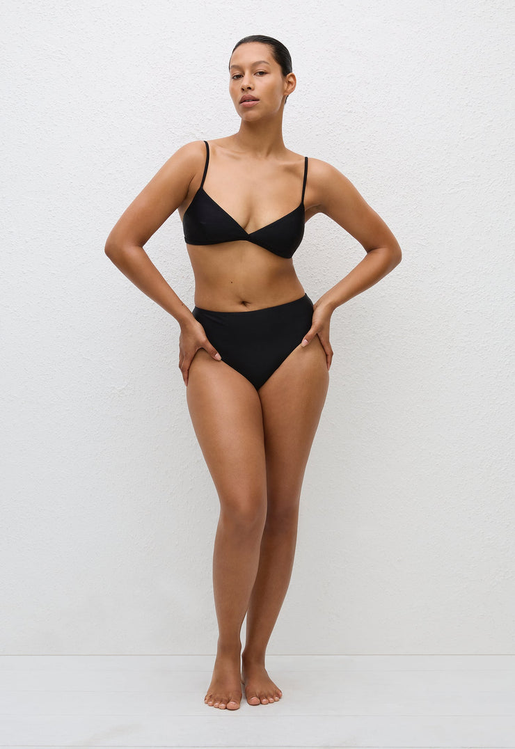 Nineties High Waist Brief - Black - Matteau