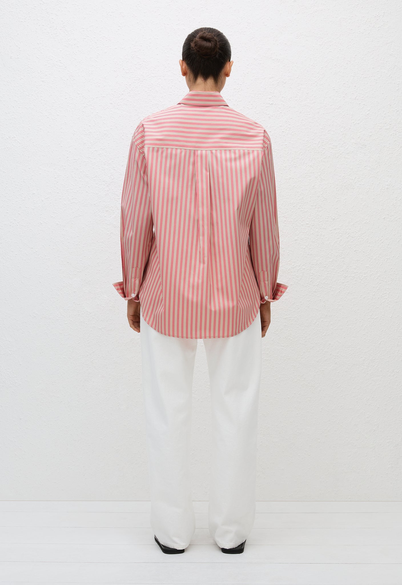 Classic Stripe Shirt - Rose Stripe - Matteau