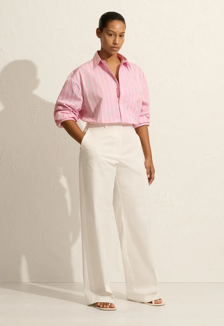 Classic Stripe Shirt - Sorbet Stripe - Matteau