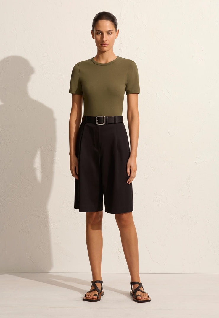Fitted Tee - Olive - Matteau