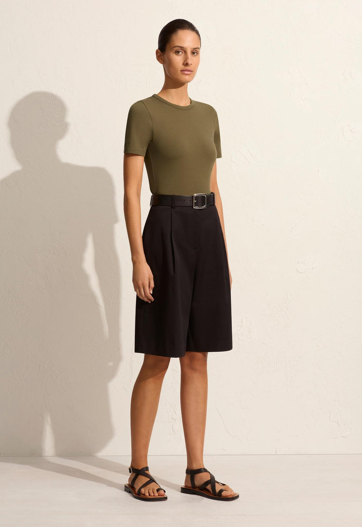 Fitted Tee - Olive - Matteau