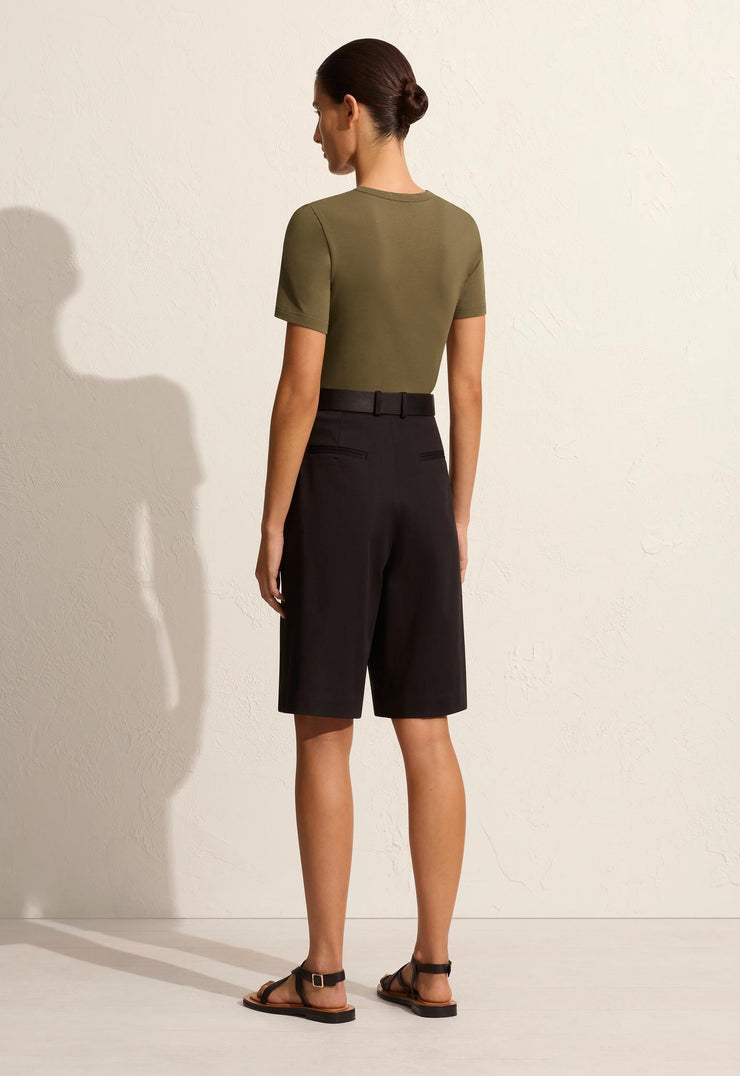 Fitted Tee - Olive - Matteau