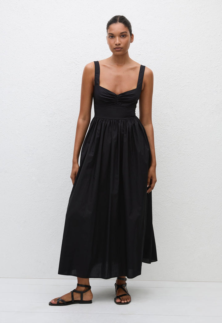 black bralette dress Matteau | Midi Size:14/XL Bust 34 Western Dress For Women meta-product-style-the-official-cap-washed-black