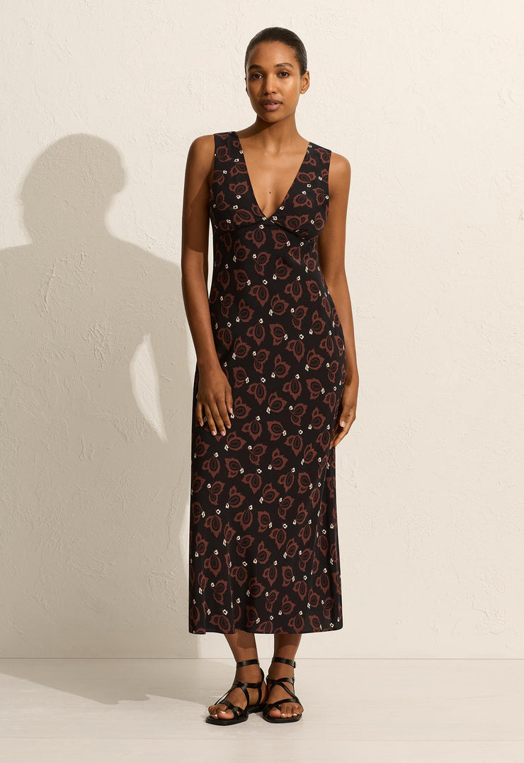 Plunge Slip Dress - Casablanca - Matteau