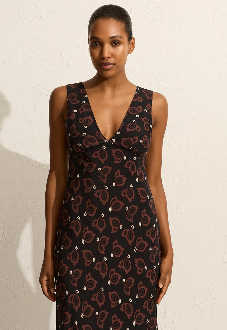 Plunge Slip Dress - Casablanca - Matteau