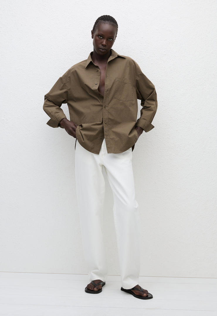 Relaxed Shirt - Olive - Matteau