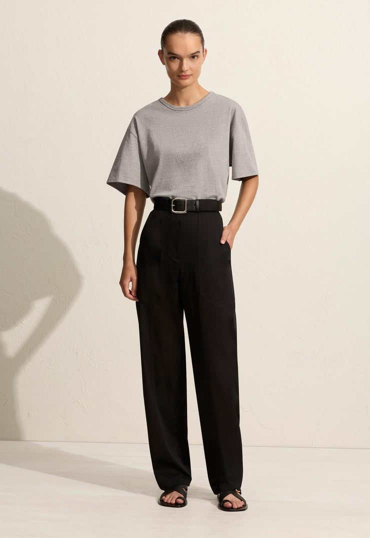 Circle Back Tee - Heather Grey - Matteau