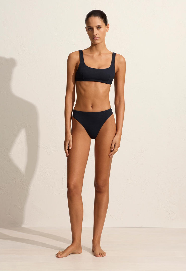 Nineties Classic Brief - Navy Crinkle - Matteau
