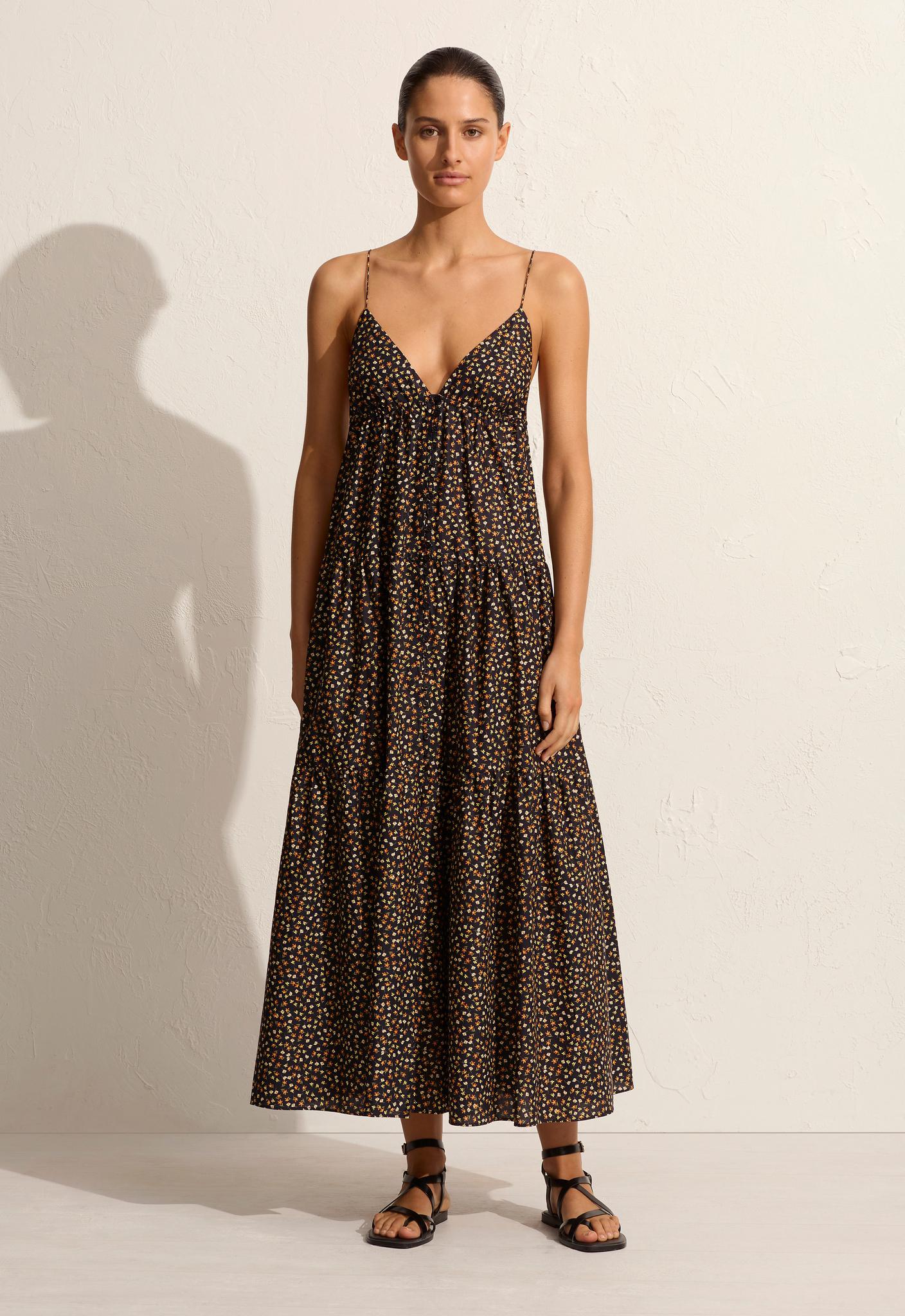 Triangle Tiered Sundress - Meadow - Matteau