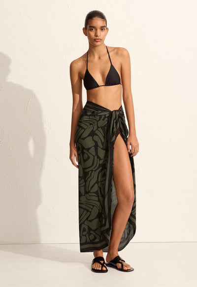 Silk Sarong - Pebble - Matteau
