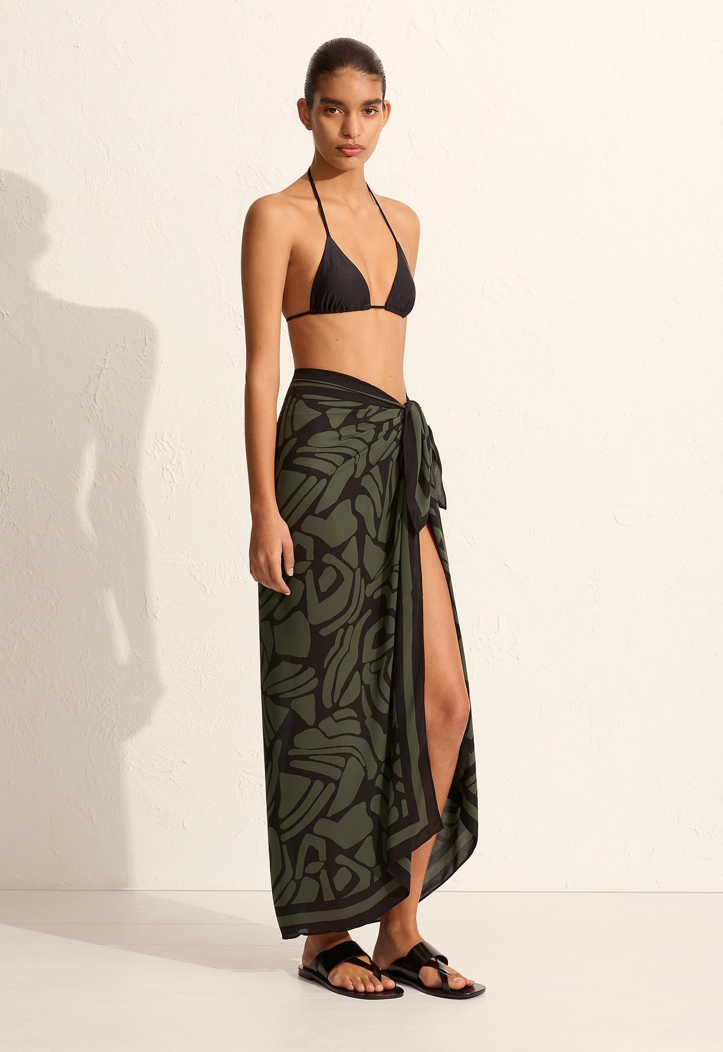 Silk Sarong - Pebble - Matteau
