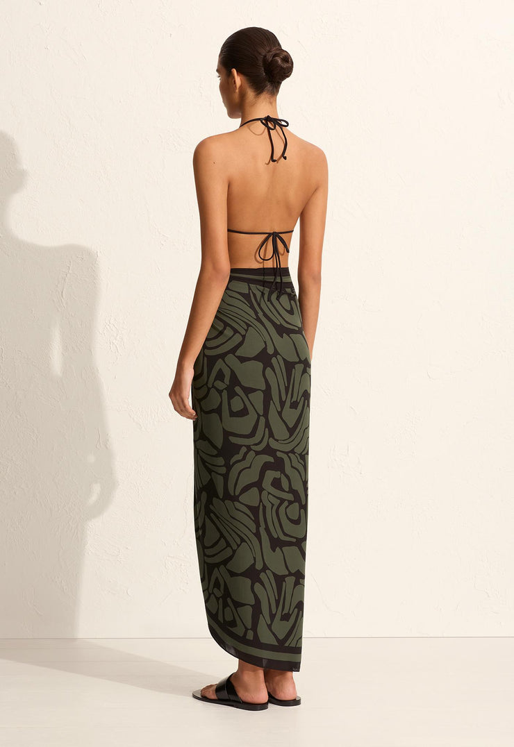 Silk Sarong - Pebble - Matteau