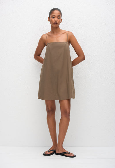 Square Cami Mini Dress - Birch - Matteau