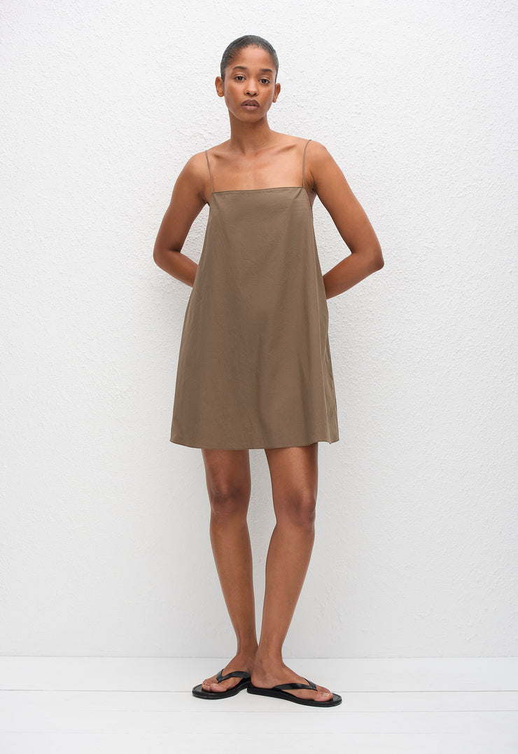 Square Cami Mini Dress - Birch - Matteau