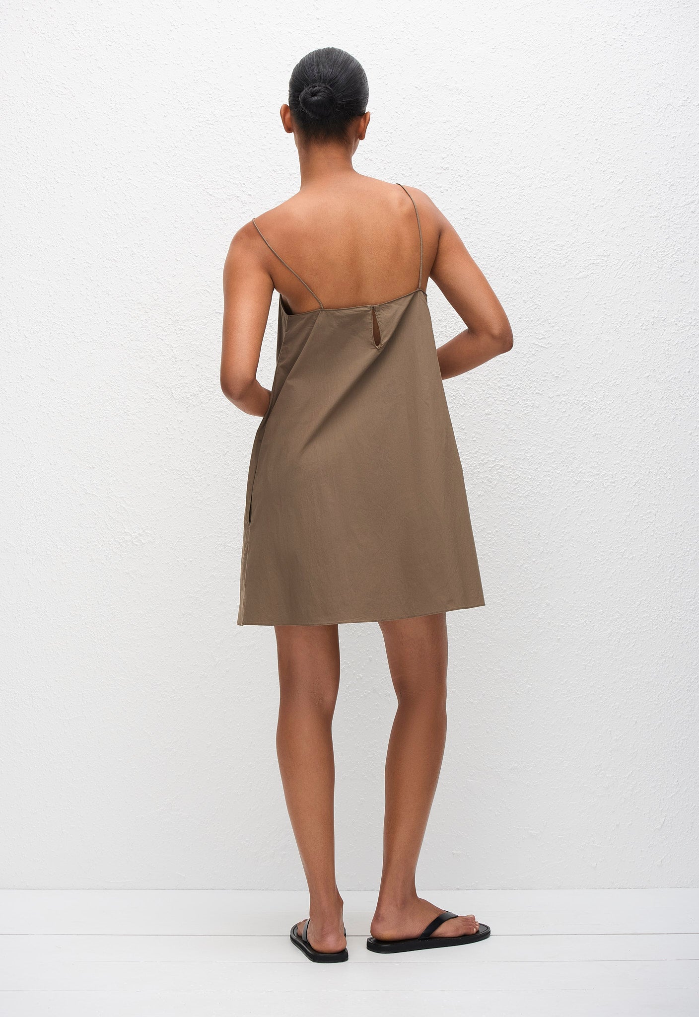Square Cami Mini Dress - Birch - Matteau