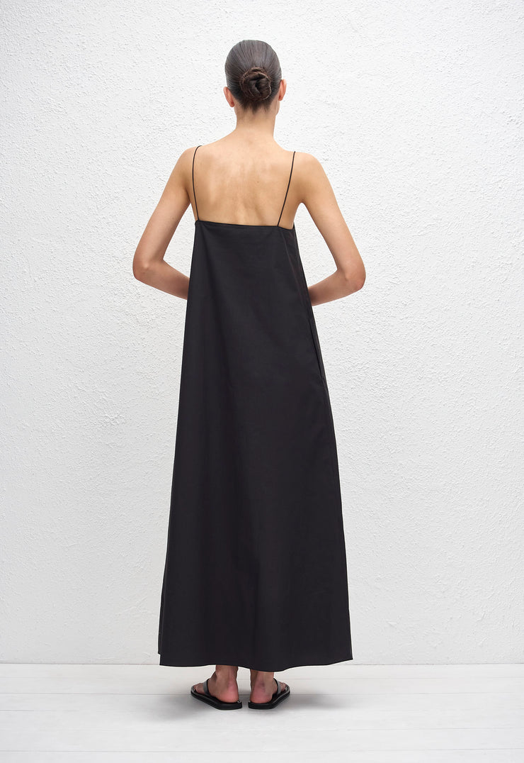 Square Cami Sundress - Black - Matteau