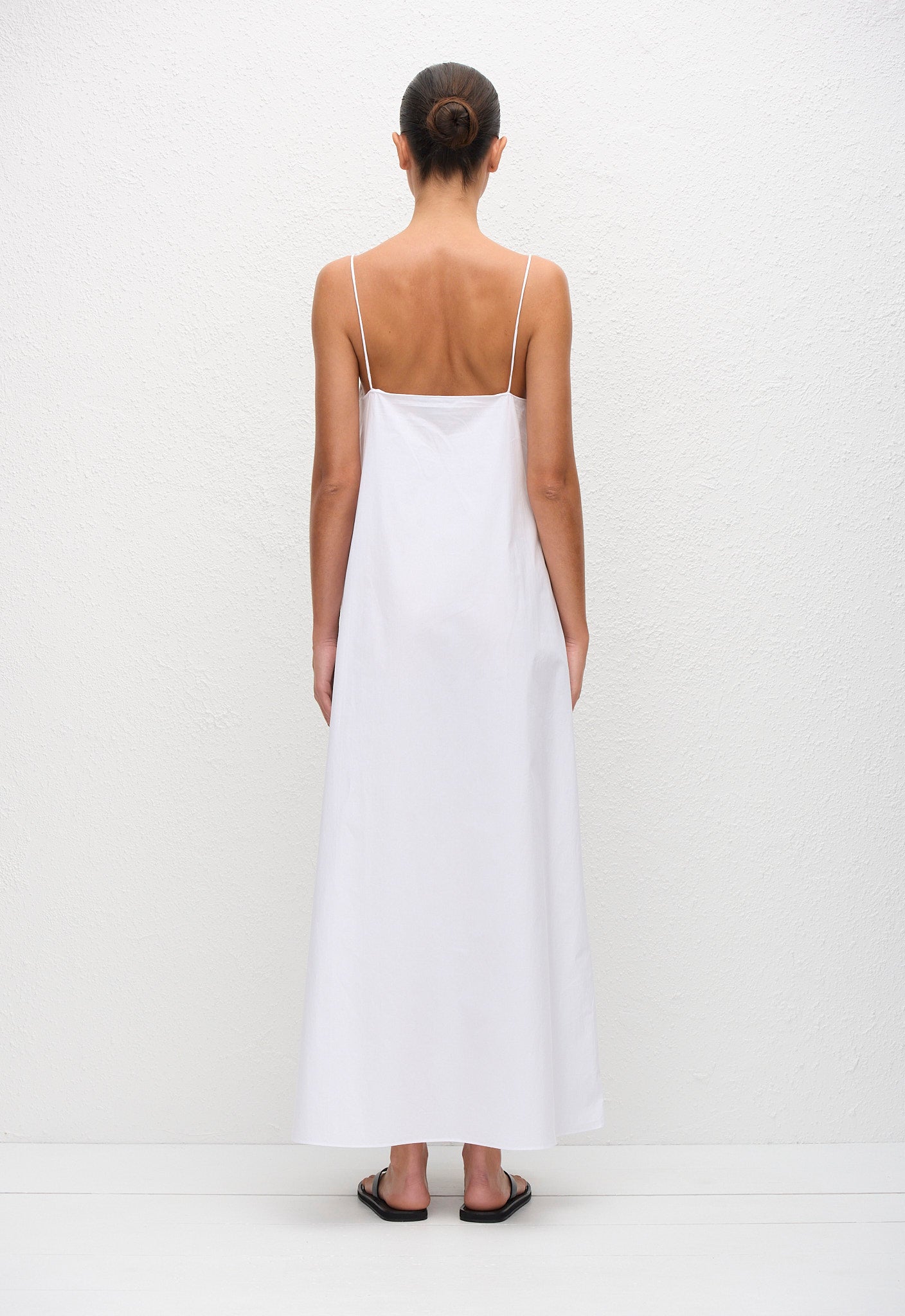 Square Cami Sundress - White - Matteau