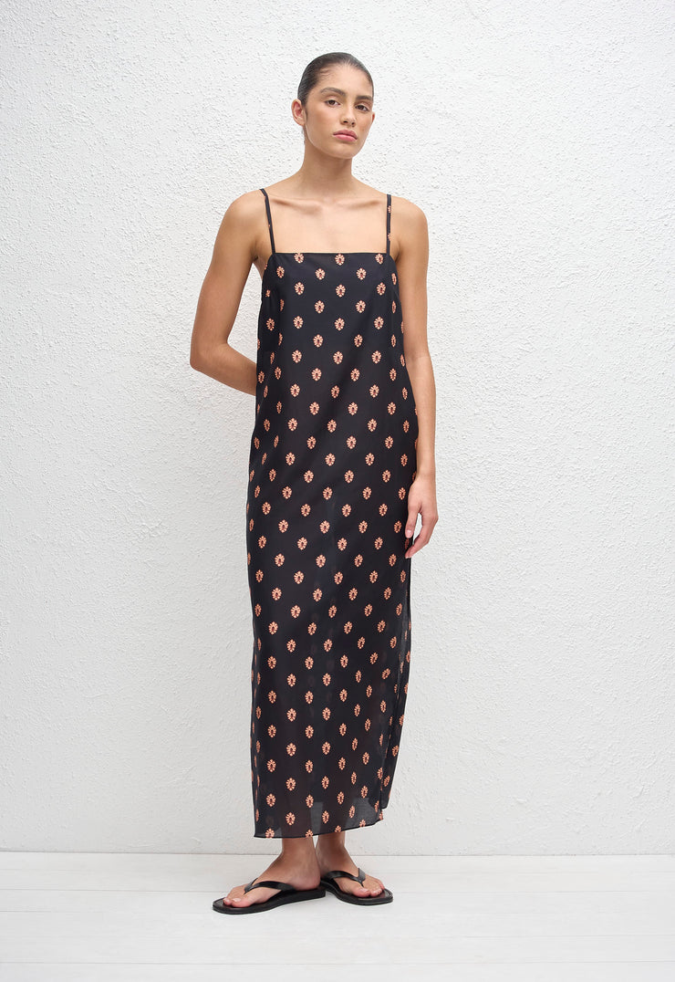 Square Shift Midi Dress - Vida - Matteau