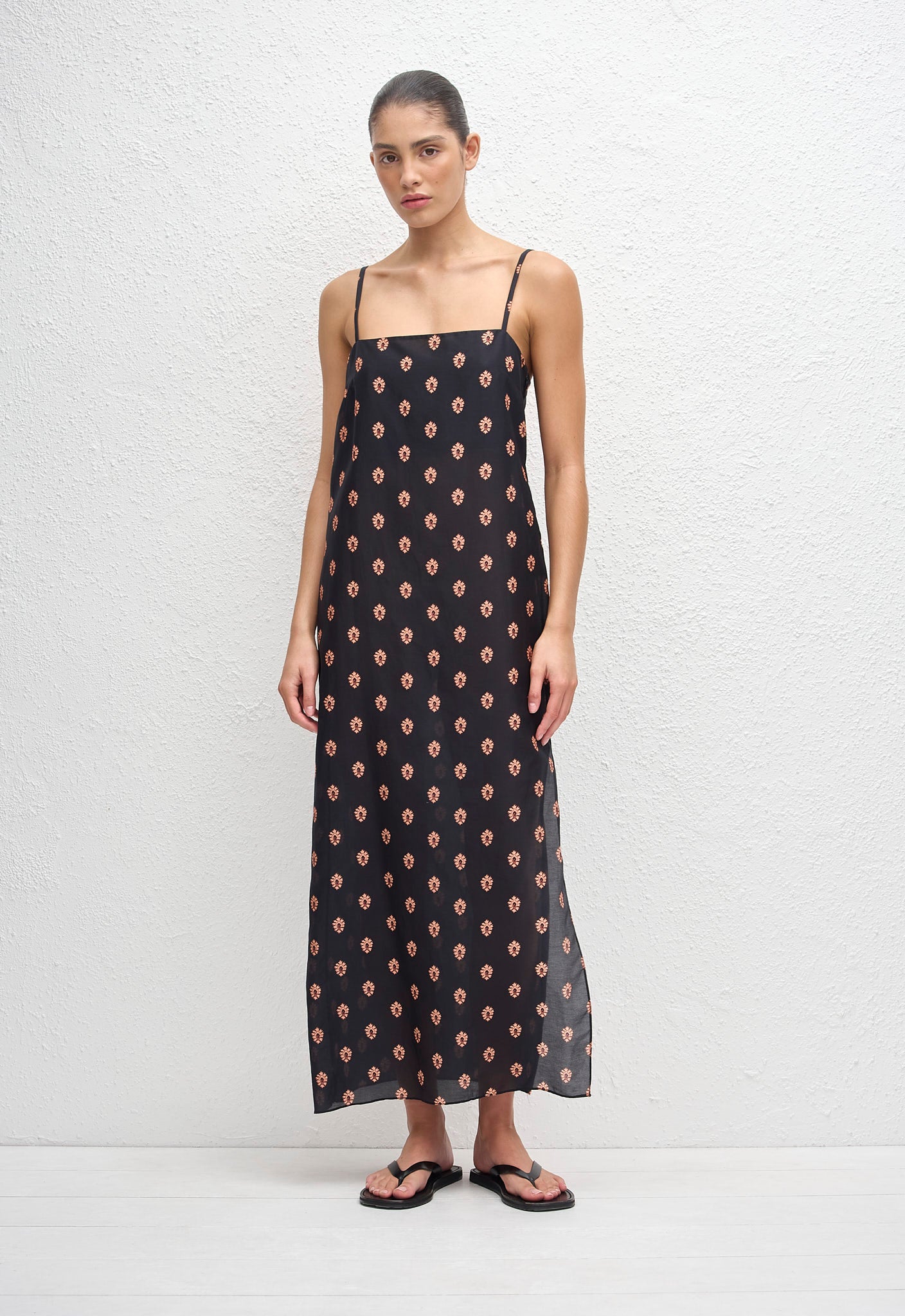 Square Shift Midi Dress - Vida - Matteau