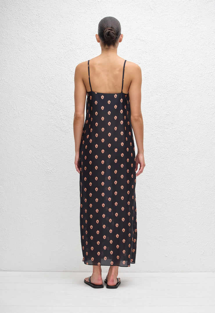 Square Shift Midi Dress - Vida - Matteau