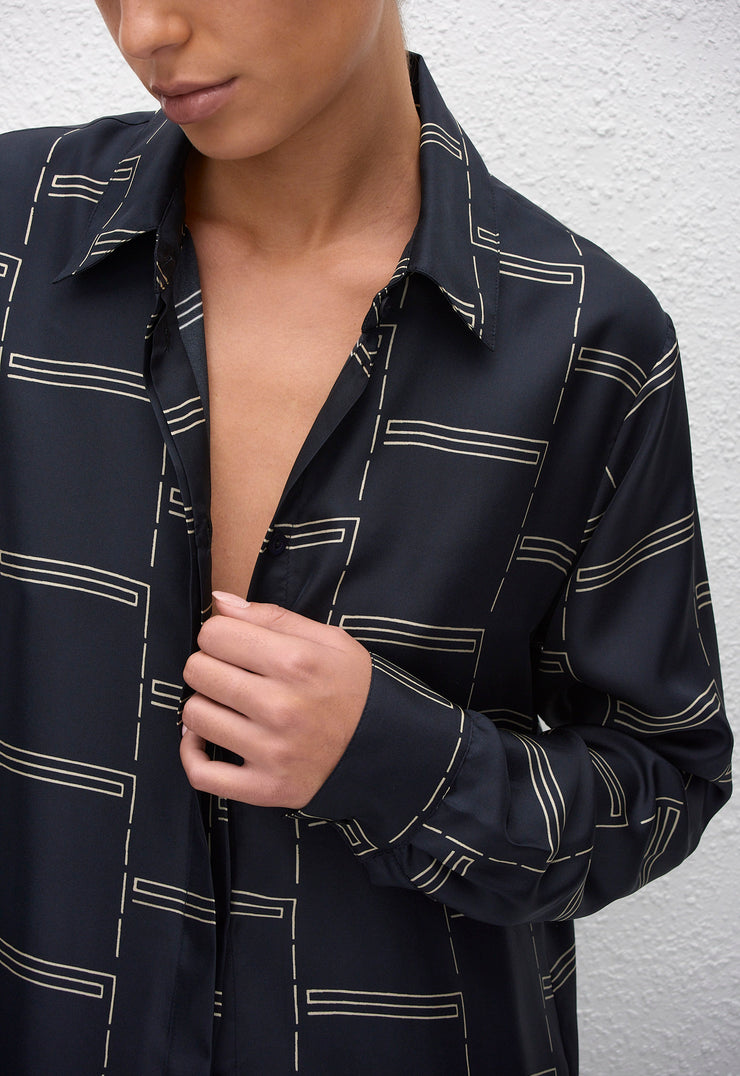 Twill Long Sleeve Shirt - Bamboo - Matteau