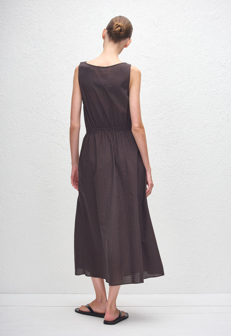Tank Midi Dress - Nantucket Check - Matteau