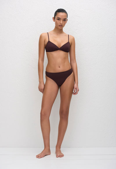 Nineties Classic Brief - Aubergine Crinkle - Matteau
