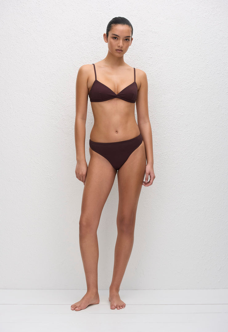 Nineties Classic Brief - Aubergine Crinkle - Matteau