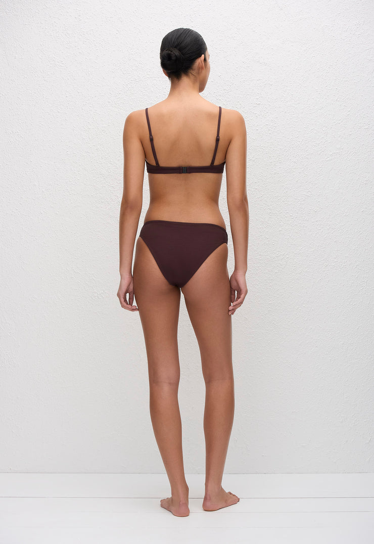 Nineties Classic Brief - Aubergine Crinkle - Matteau