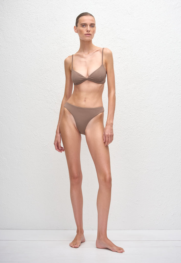 Tri Crop Top - Clay - Matteau