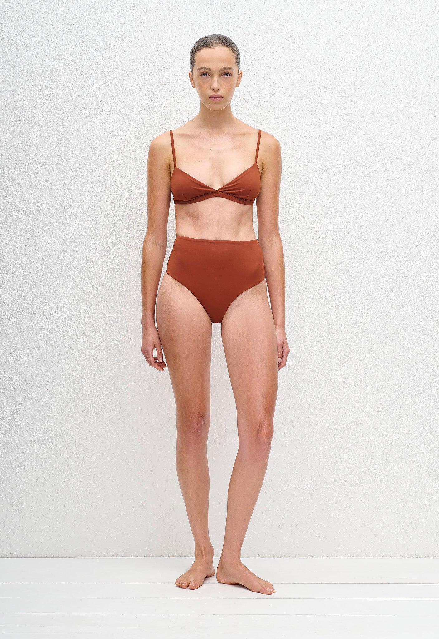 Tri Crop Top - Garnet - Matteau