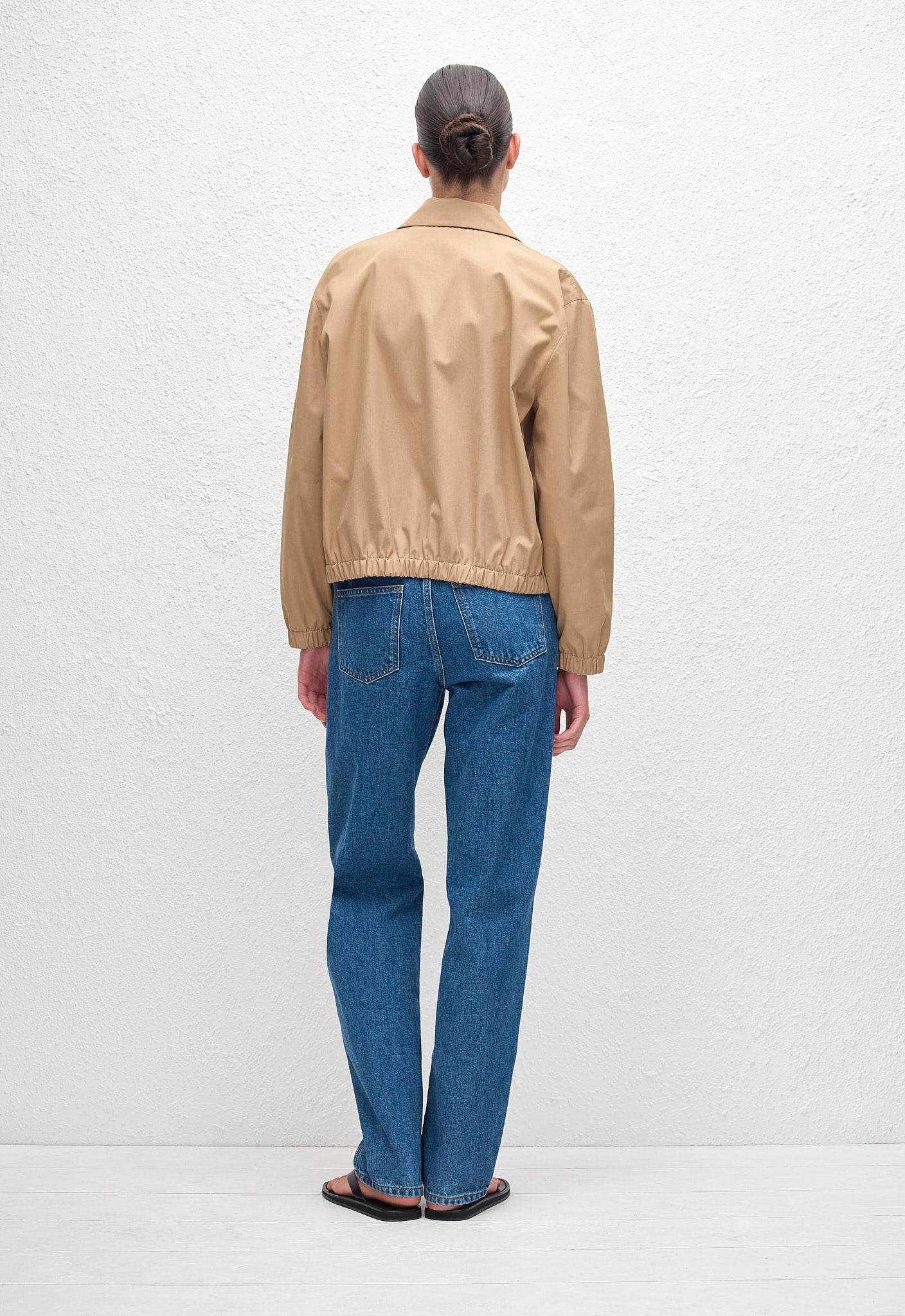 Twill Bomber Jacket - Camel - Matteau