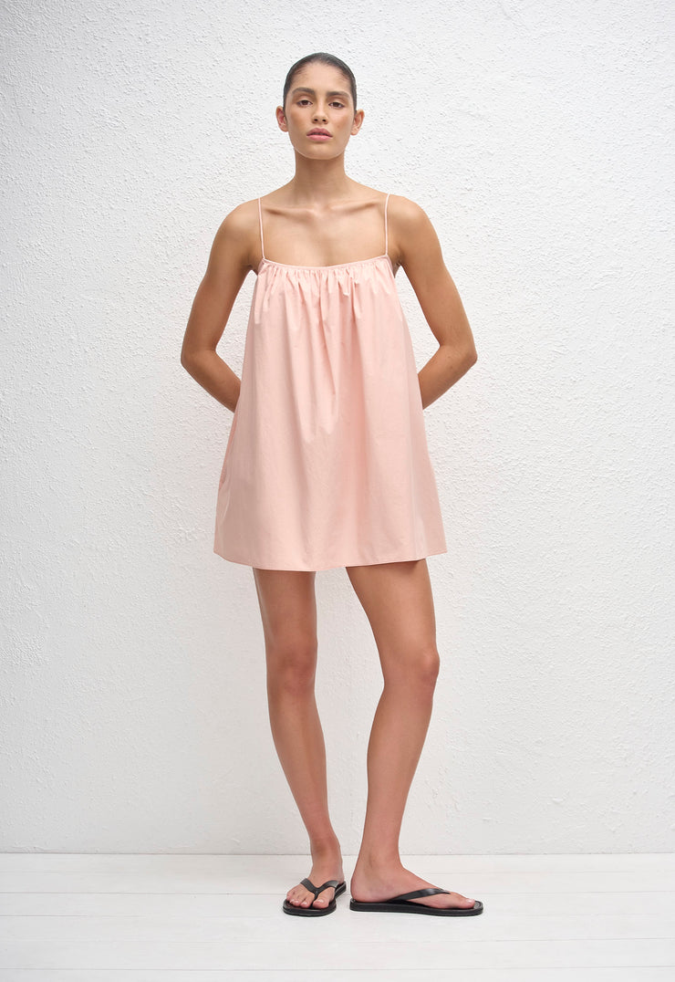 Voluminous Cami Mini Dress - Blush - Matteau