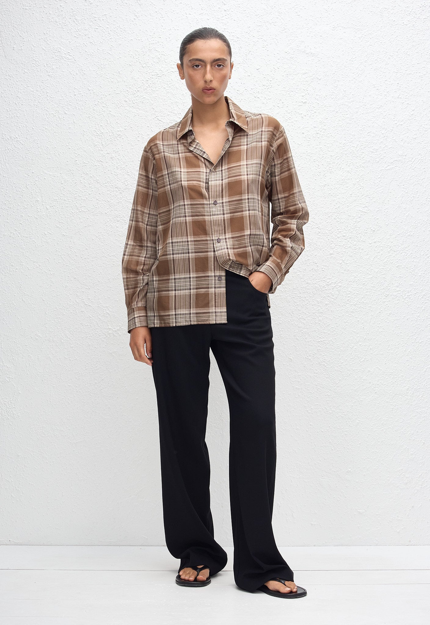 Voile Plaid Shirt - Picnic Plaid - Matteau