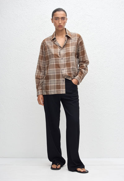 Voile Plaid Shirt - Picnic Plaid - Matteau