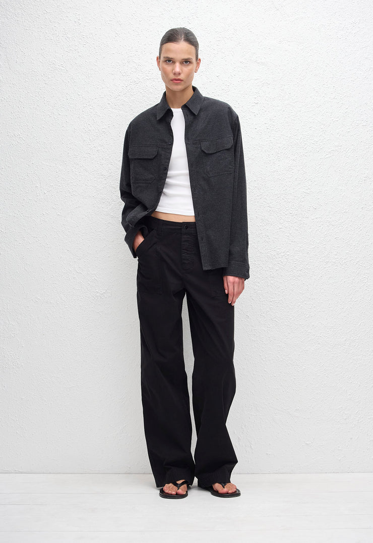 Warm Utility Shirt - Charcoal - Matteau